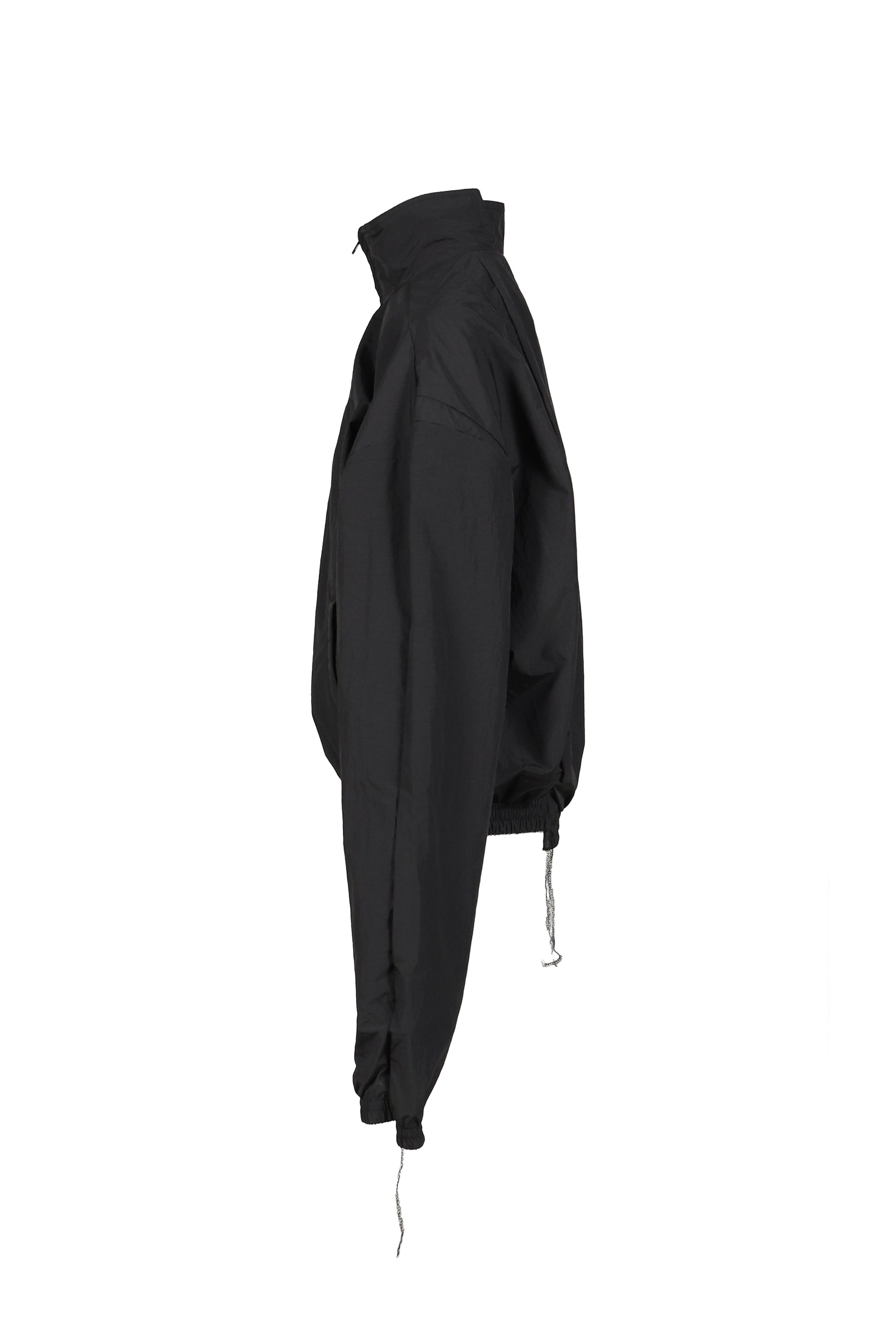 CUT-UP TRACKSUIT JACKET / BLK