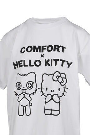 COMFORT × SANRIO CHARACTERS KT T-SHIRT / WHT
