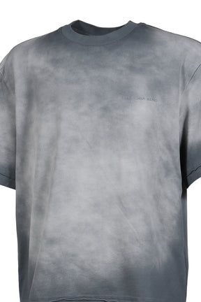 2 IN 1 WASHED TEE / GRY