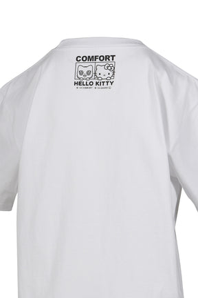 COMFORT × SANRIO CHARACTERS KT T-SHIRT / WHT