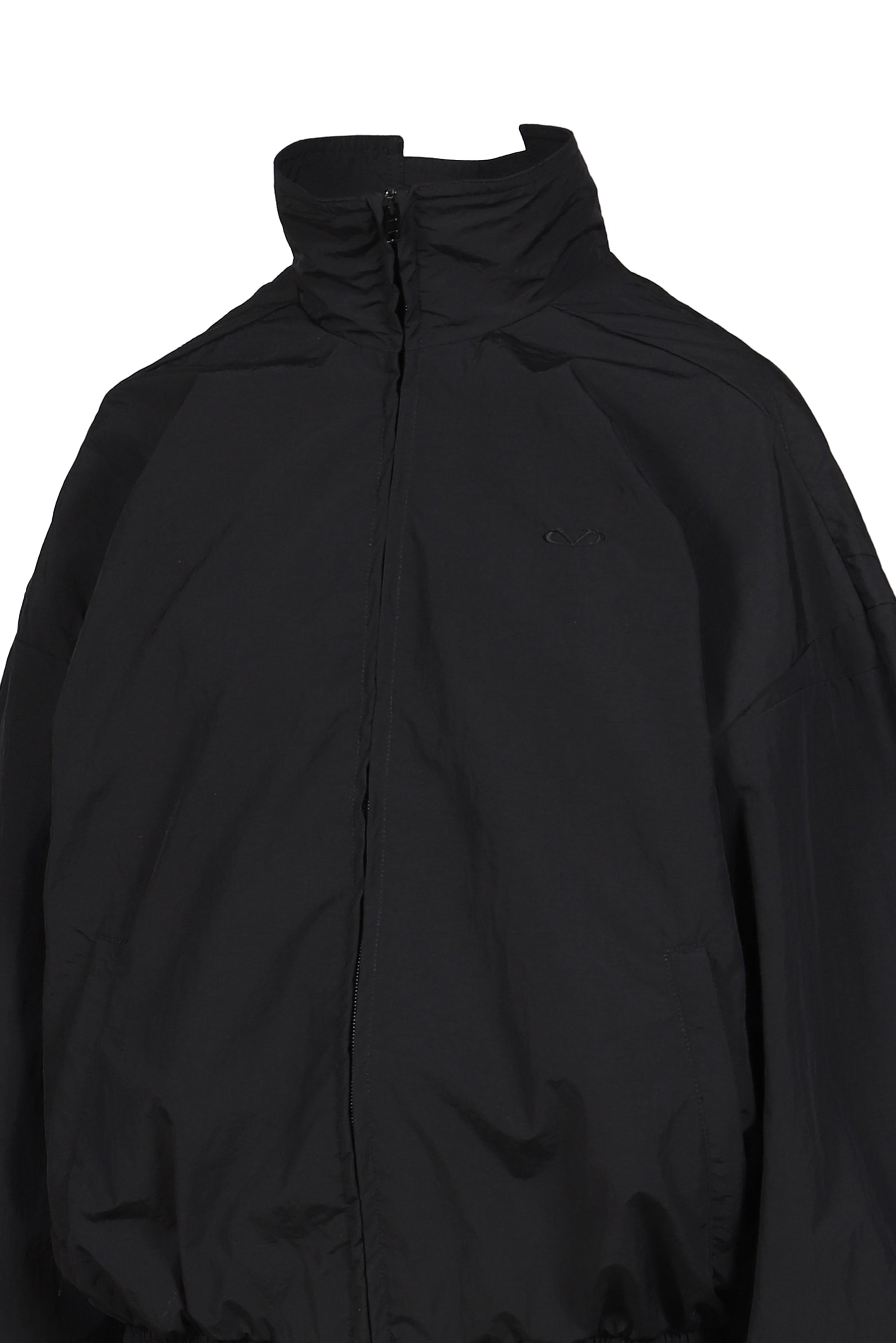 CUT-UP TRACKSUIT JACKET / BLK