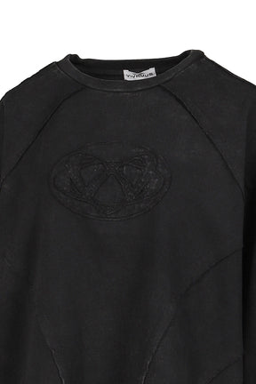 CREWNECK L/S TEE / BLACK