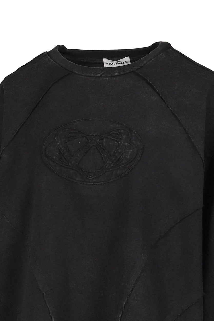 CREWNECK L/S TEE / BLACK