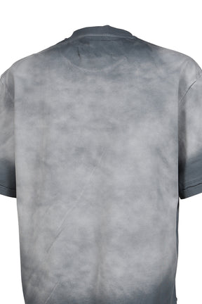 2 IN 1 WASHED TEE / GRY