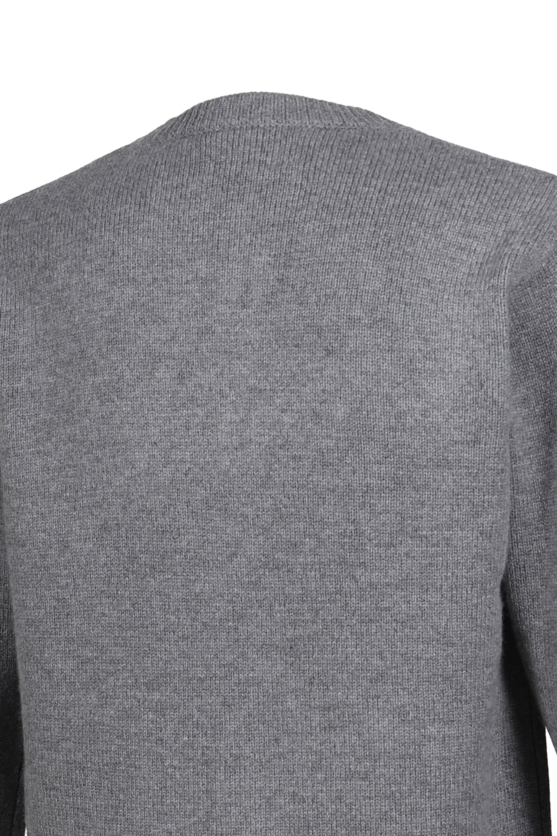 CARDIGAN BOILED WOOL / LT. GRY