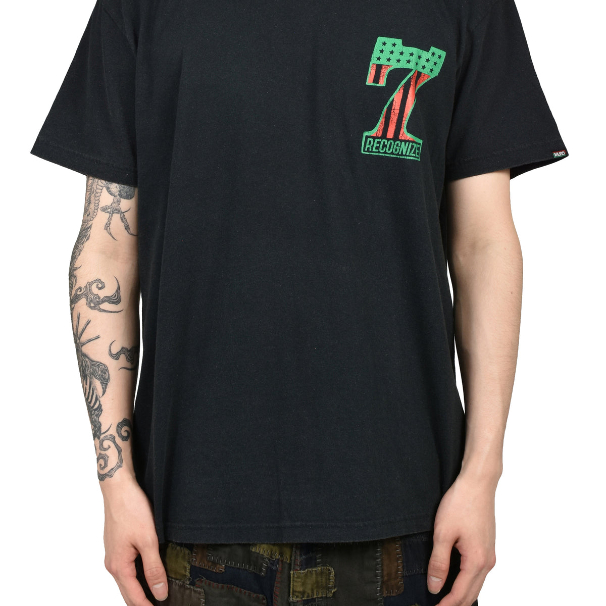 BowwowTシャツ BOW WOW SS26 #7 VINYL TEE AGED / BLK - NUBIAN