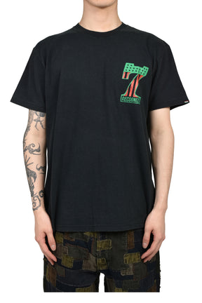 #7 VINYL TEE AGED / BLK