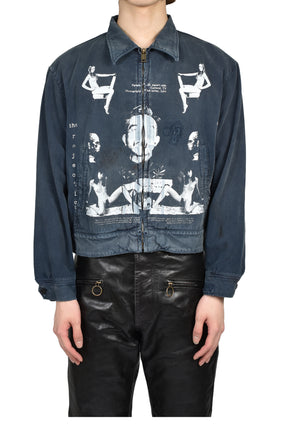 INITIATION INTO NOTHINGNESS MECHANICS JACKET / NVY
