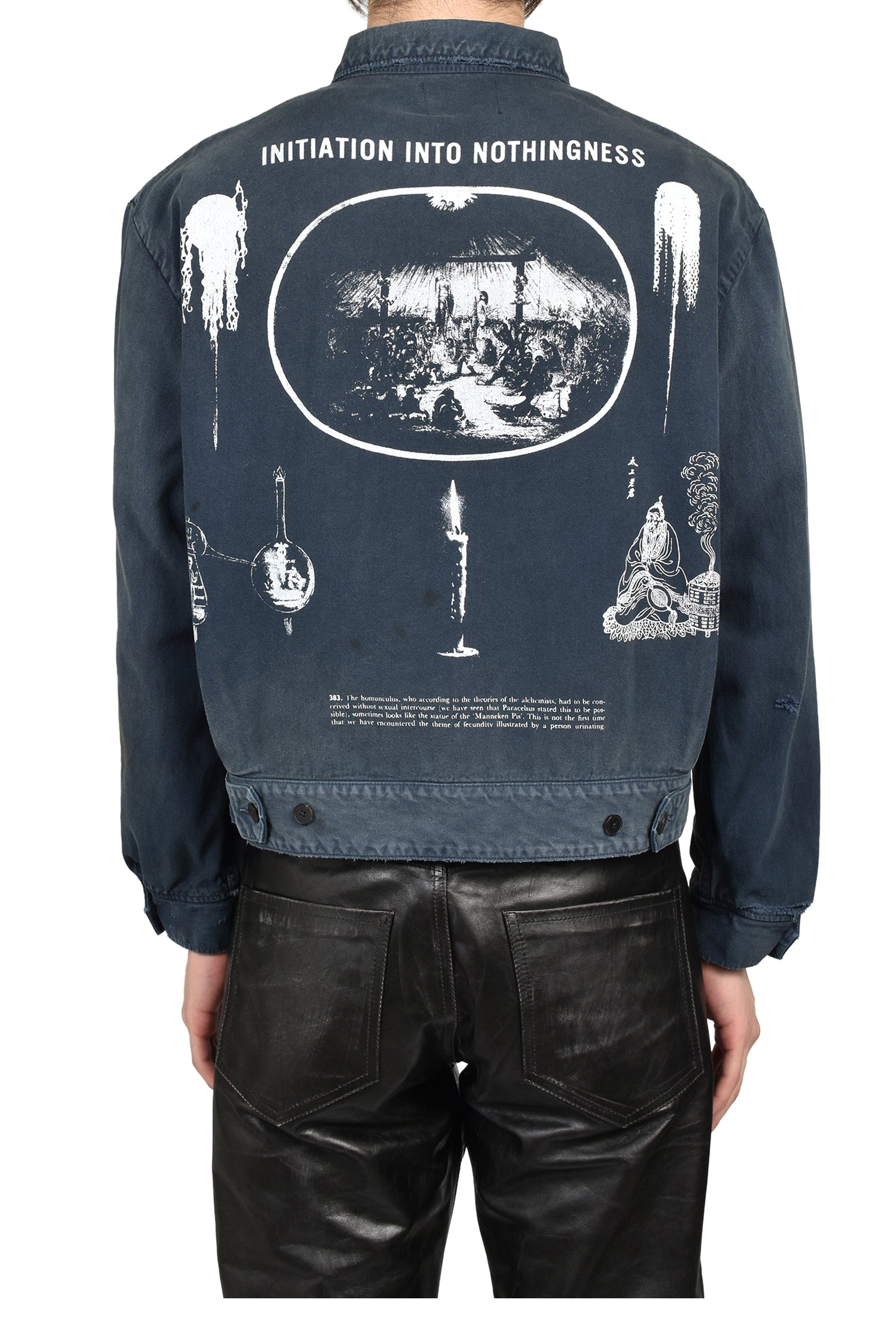 INITIATION INTO NOTHINGNESS MECHANICS JACKET / NVY