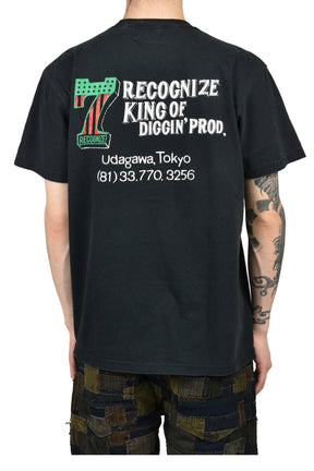 #7 VINYL TEE AGED / BLK