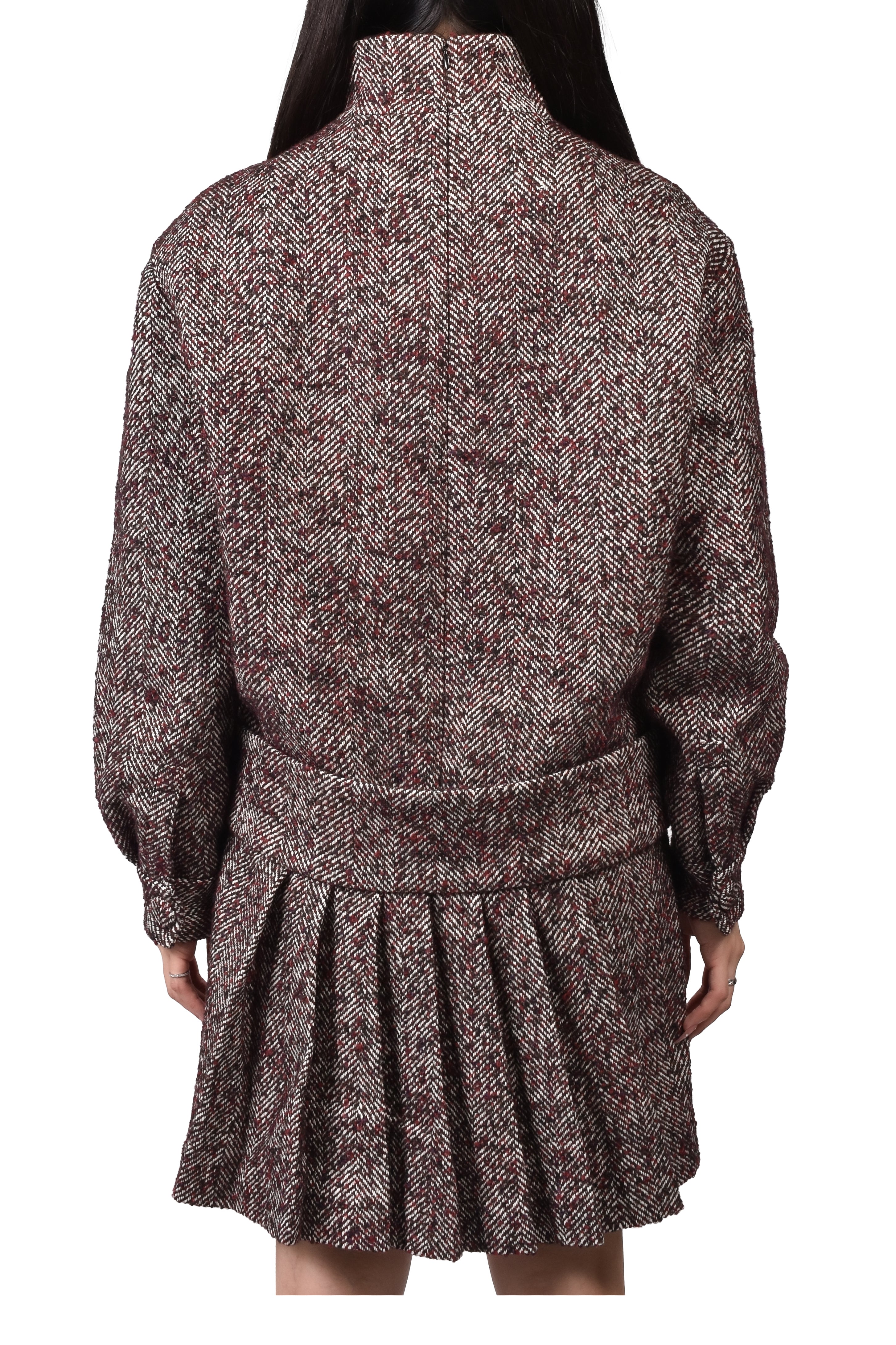 SHUSHU/TONG シュシュ トング FW26 MANDARIN COLLAR PULLOVER DRESS