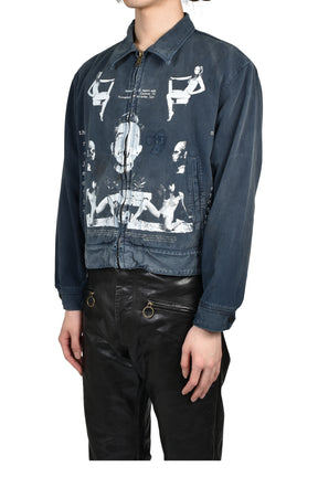 INITIATION INTO NOTHINGNESS MECHANICS JACKET / NVY