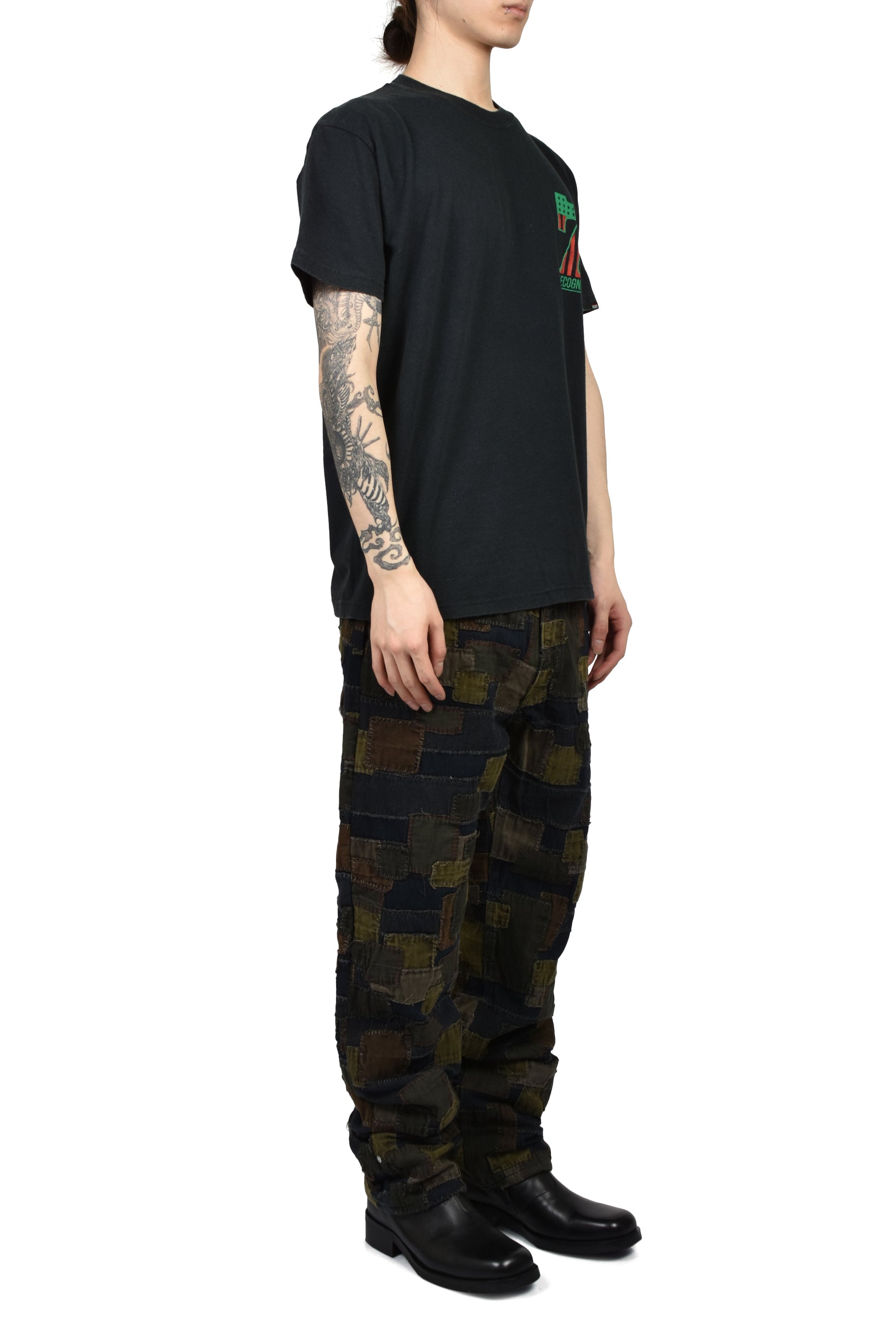 #7 VINYL TEE AGED / BLK