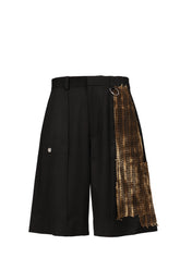 MIDMASA CROCHET TELA / BLK/BEI