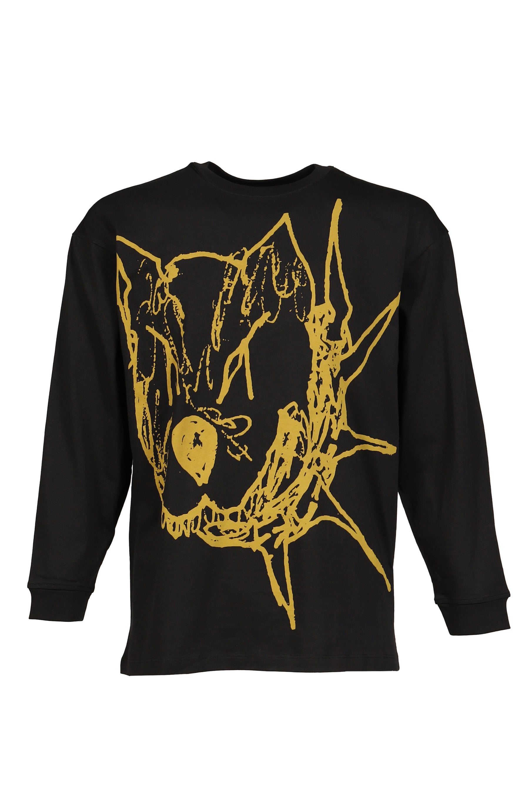 SPIKE LONG SLEEVE TEE / BLK
