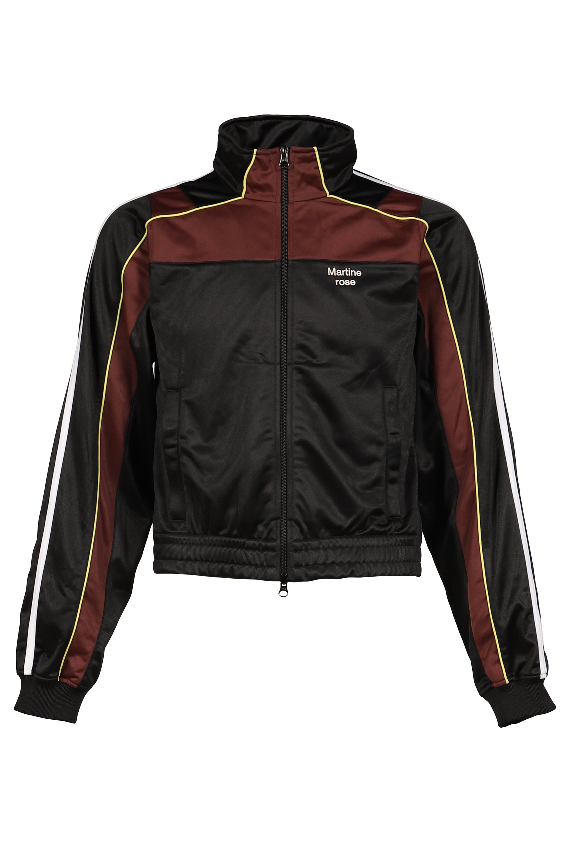 SHRUNKEN TRACK JACKET / BLK BUR BLK