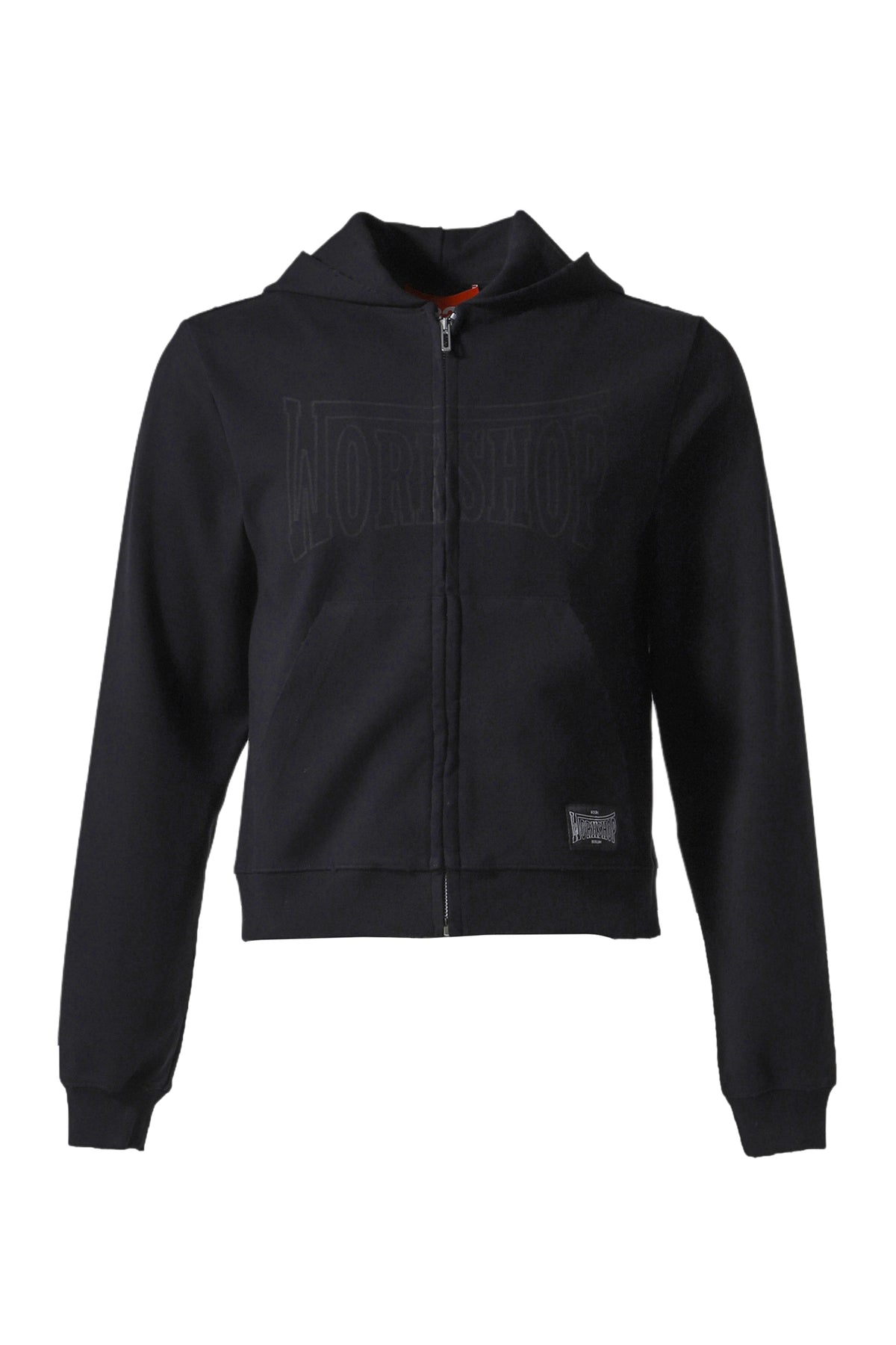 VICTOR TIGHT ZIP UP HOODIE / BLK