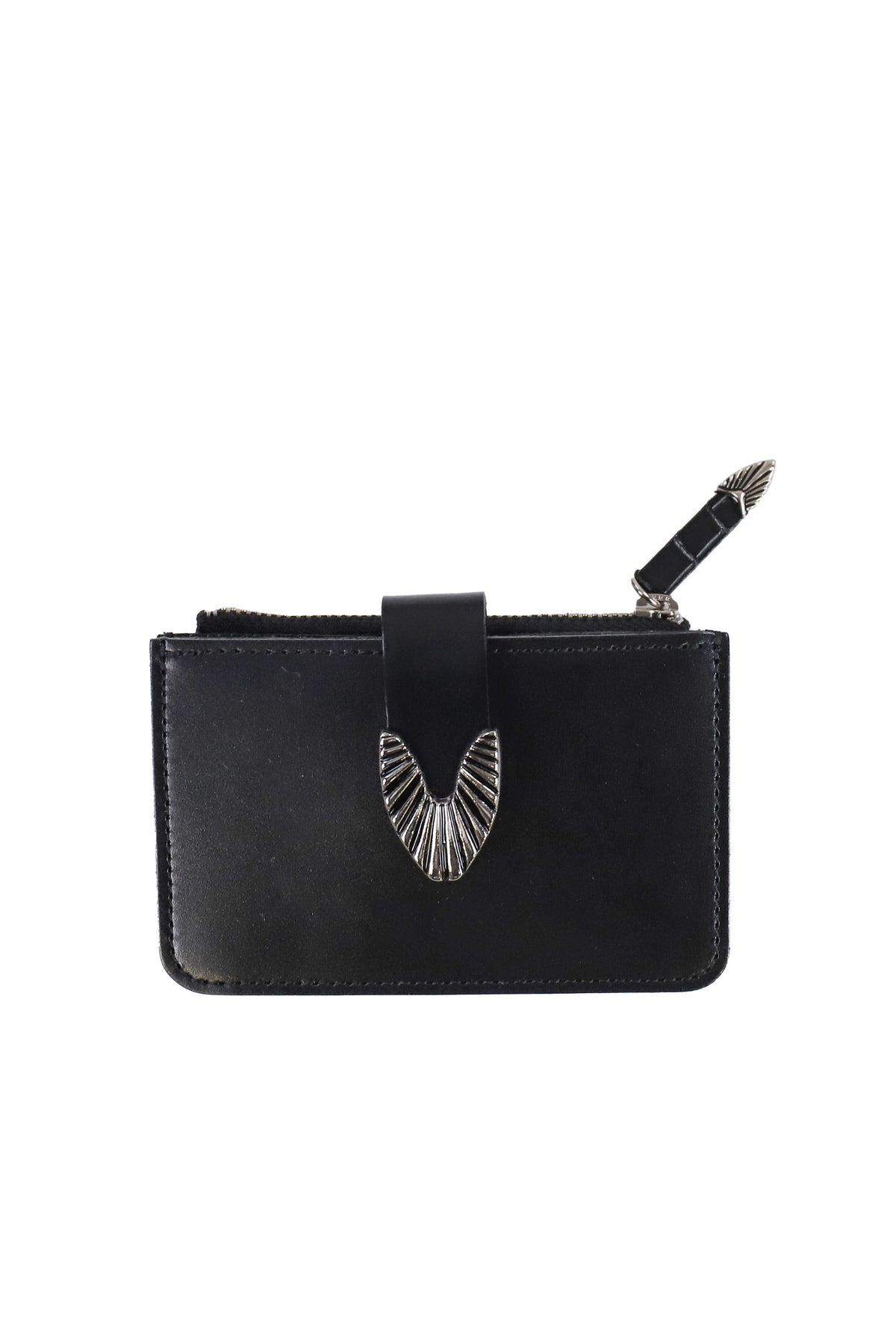 LEATHER WALLET SMALL / BLK