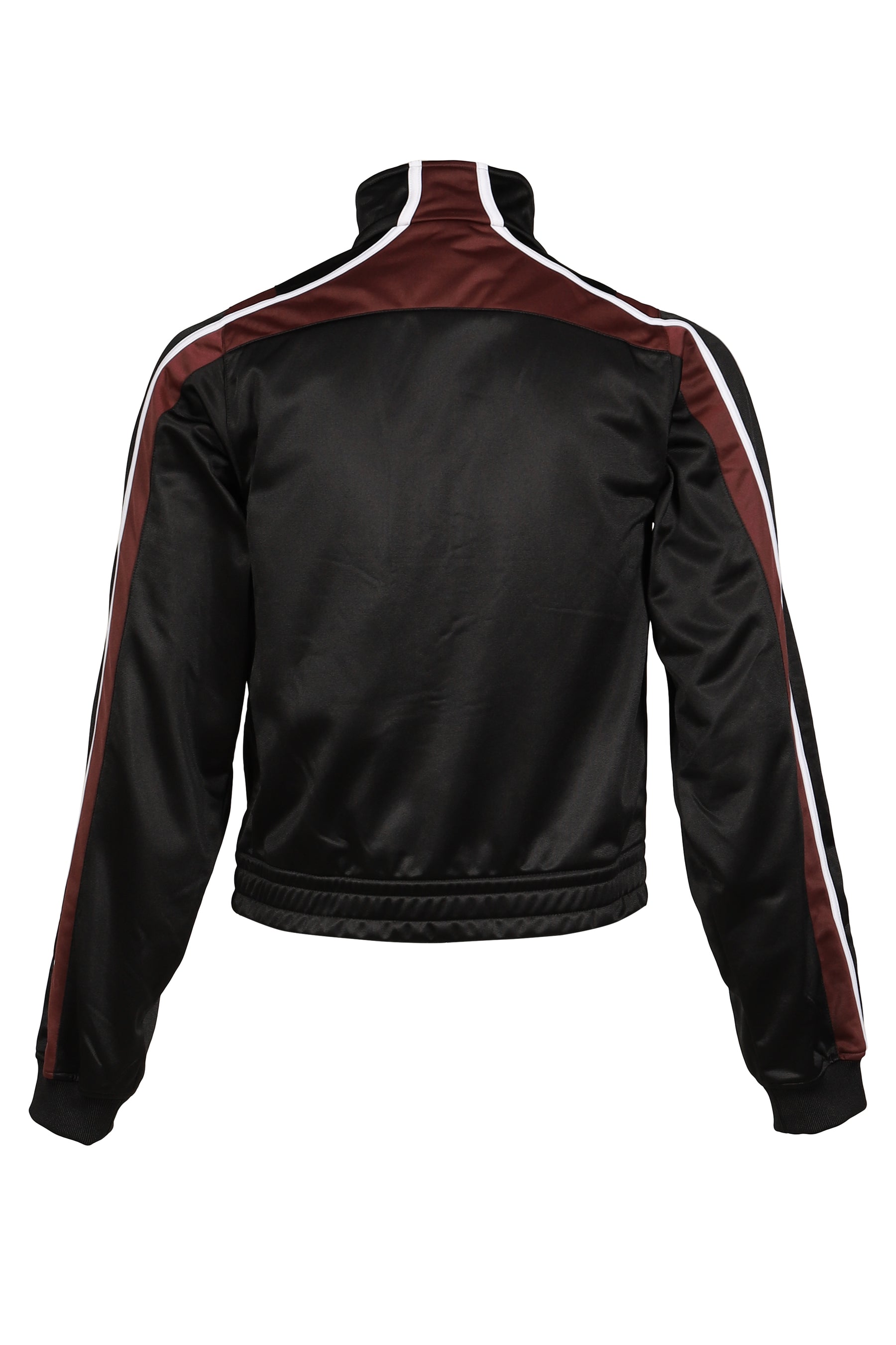 SHRUNKEN TRACK JACKET / BLK BUR BLK