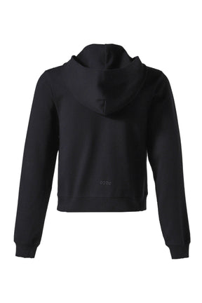 VICTOR TIGHT ZIP UP HOODIE / BLK