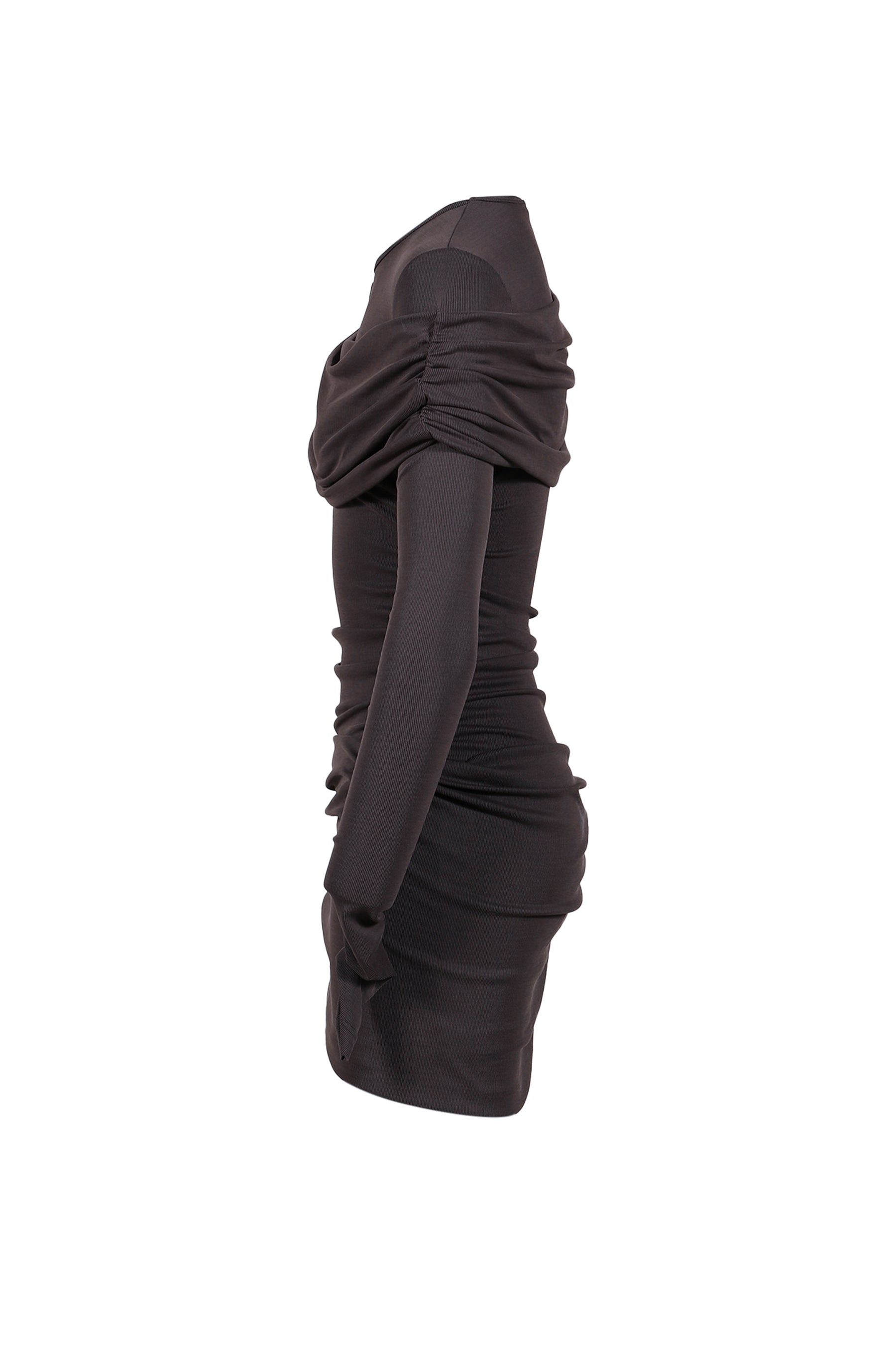 VIRGO MINI DRESS / GRAPGITE 