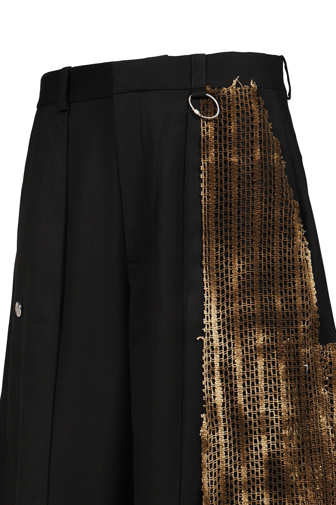 MIDMASA CROCHET TELA / BLK/BEI