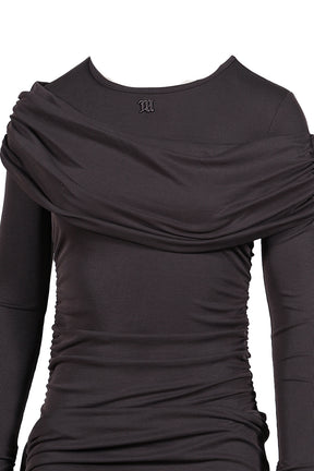 VIRGO MINI DRESS / GRAPGITE 