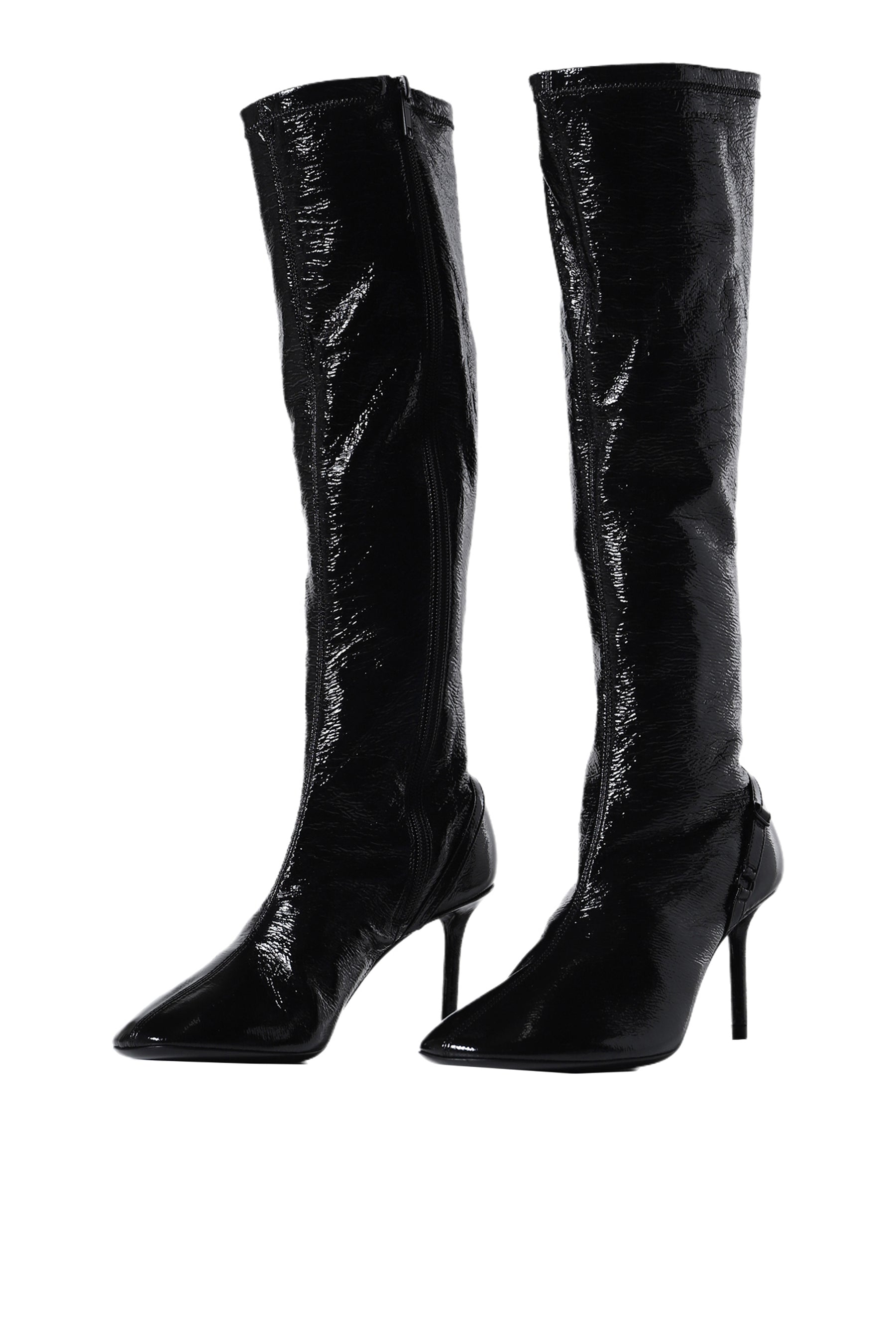 OBLIQUE STRAP 75 BOOTS / BLK