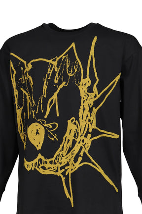 SPIKE LONG SLEEVE TEE / BLK