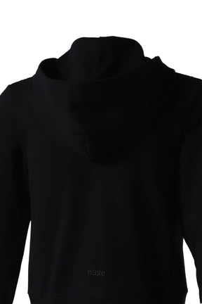 VICTOR TIGHT ZIP UP HOODIE / BLK