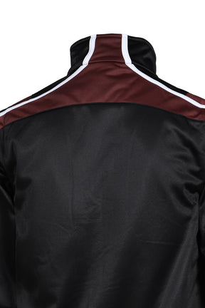 SHRUNKEN TRACK JACKET / BLK BUR BLK