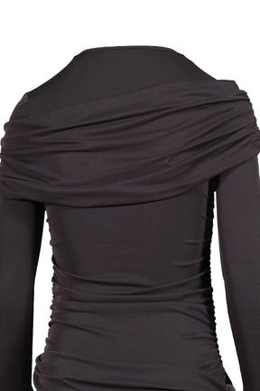 VIRGO MINI DRESS / GRAPGITE 