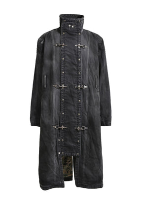 DENIM COAT / BLK