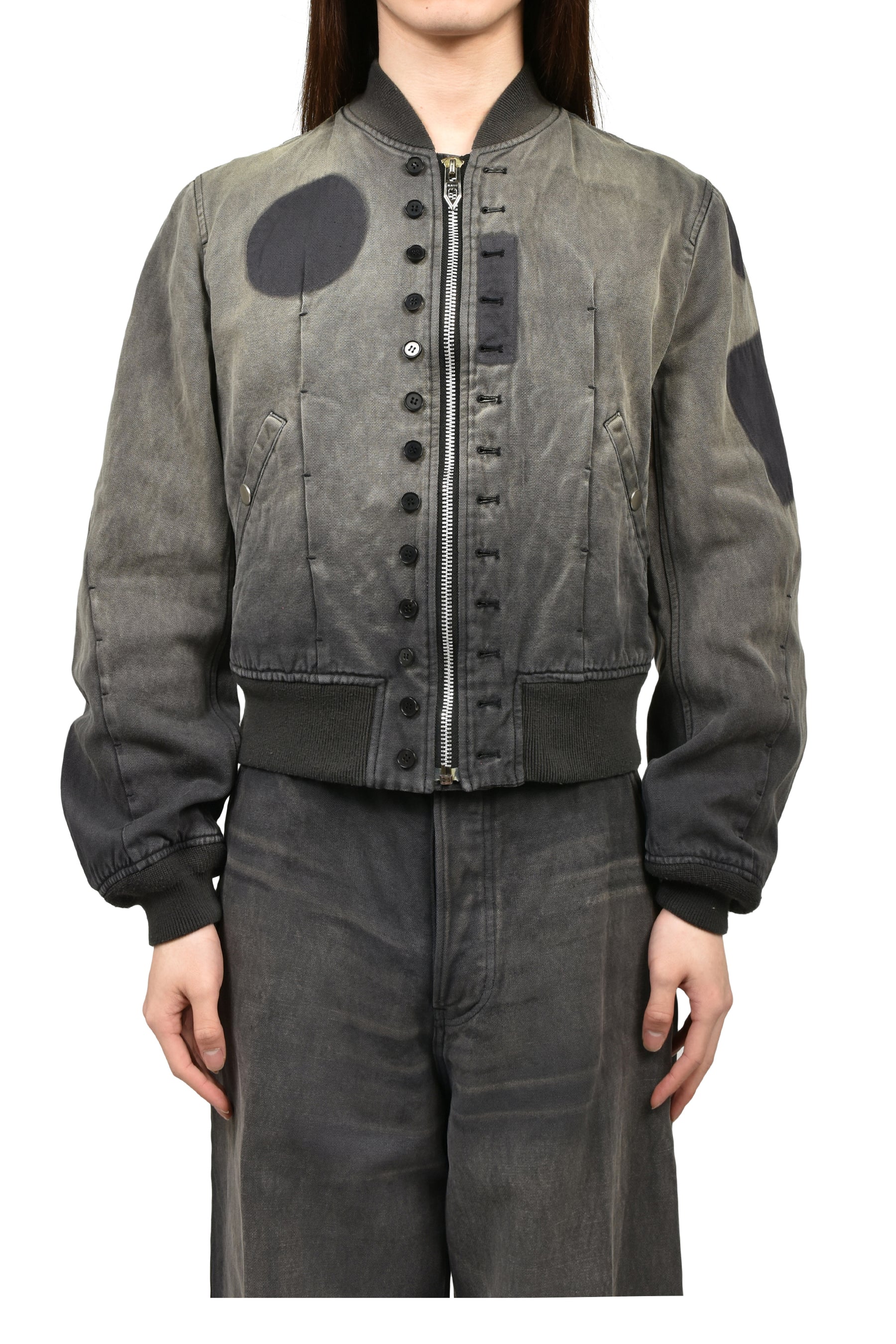 VICTORIAN BOMBER JACKET / ASH GRY