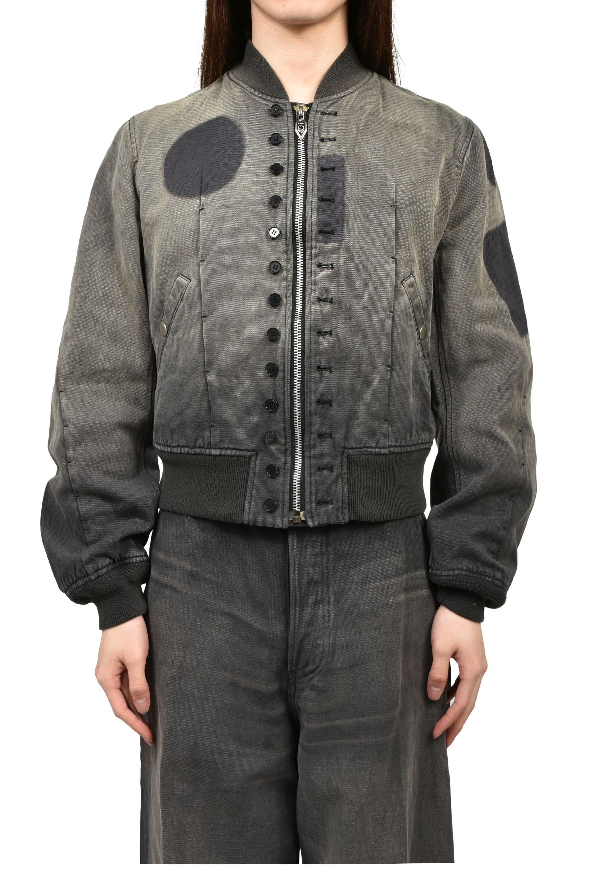 VICTORIAN BOMBER JACKET / ASH GRY