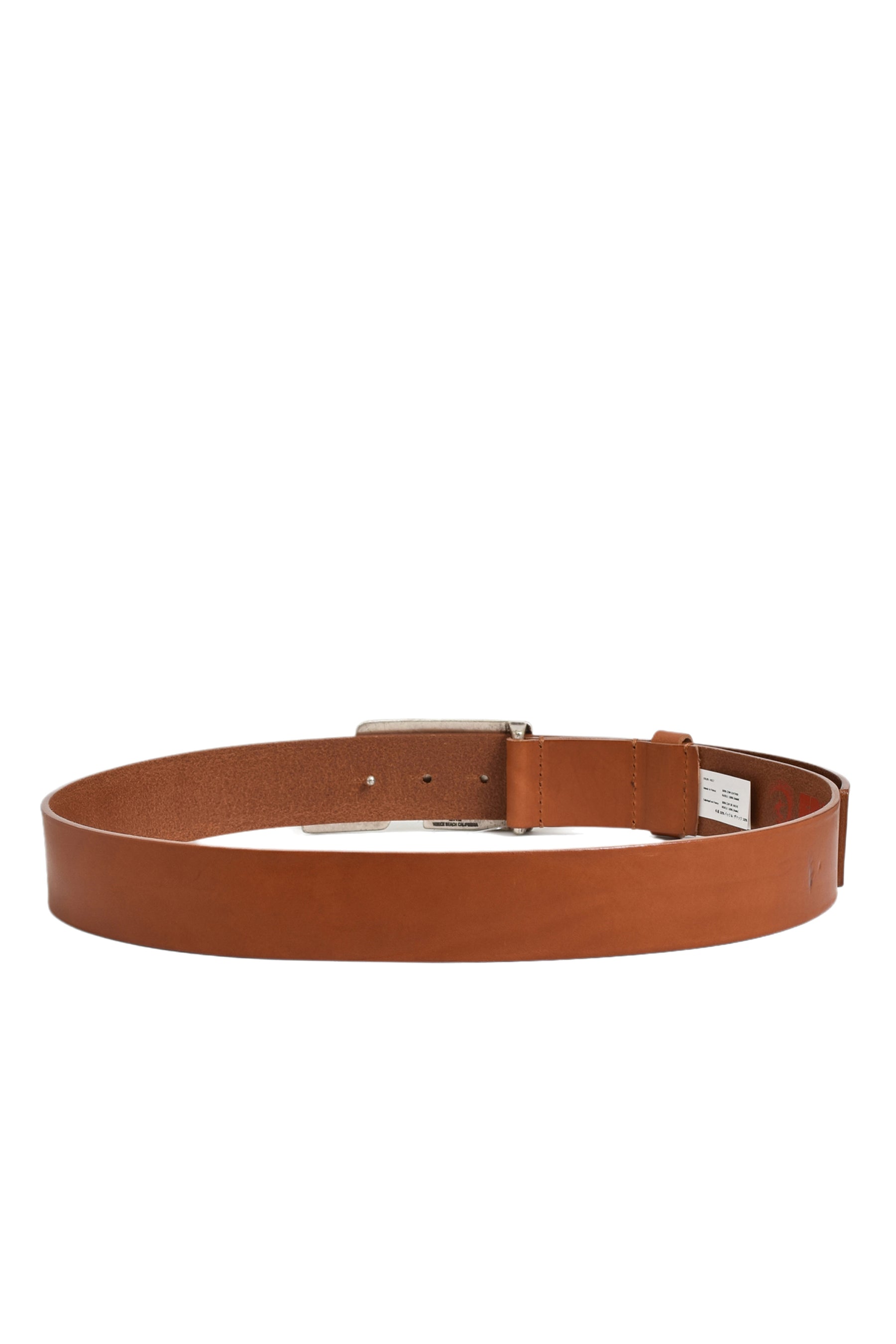 ERL BUCKLE BELT LEATHER / CAMEL