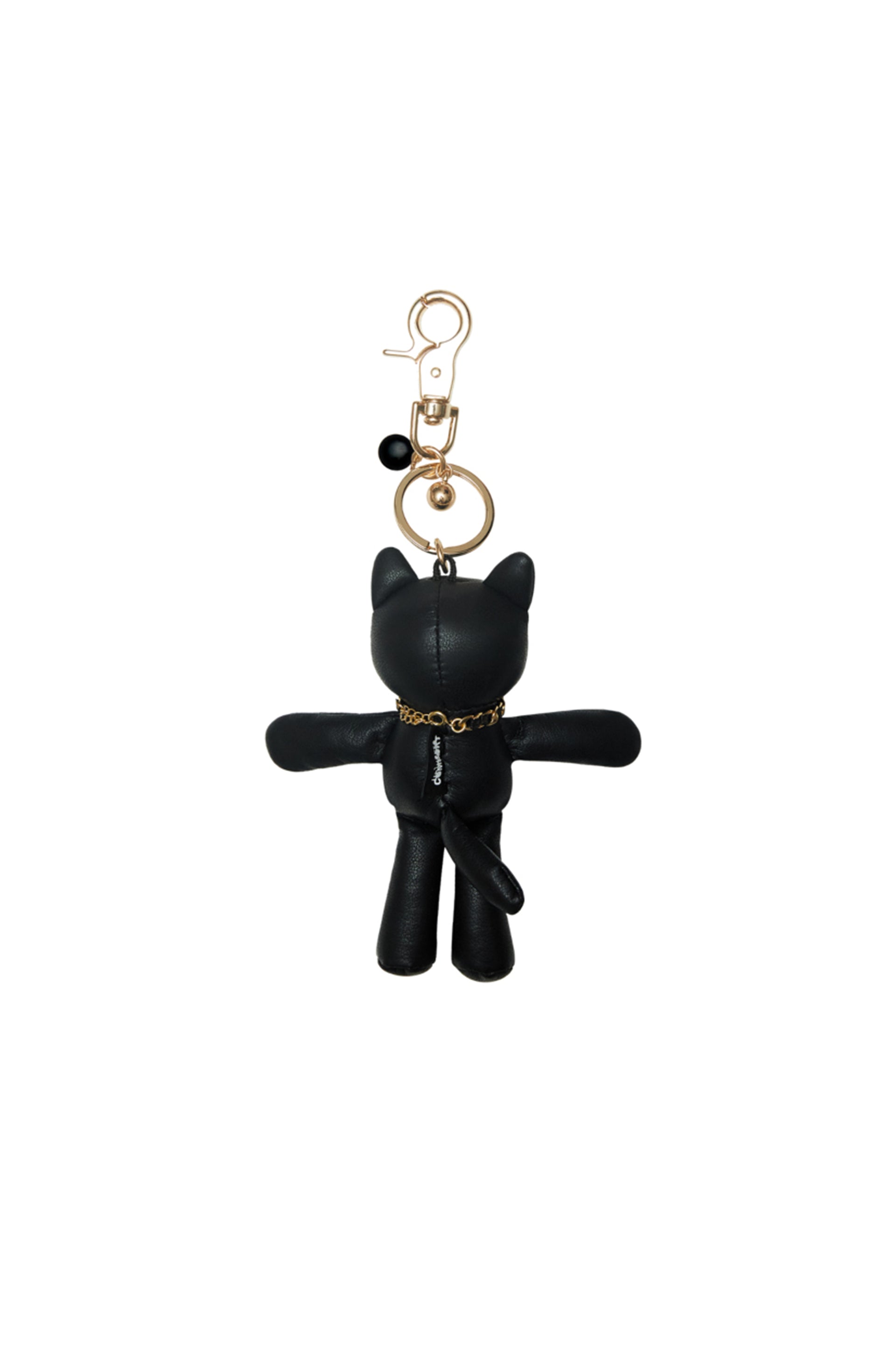 COMFORT PIYONG KEY RING LEATHER (EXCLUSIVE) / BLK