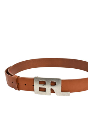 ERL BUCKLE BELT LEATHER / CAMEL