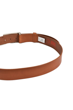 ERL BUCKLE BELT LEATHER / CAMEL