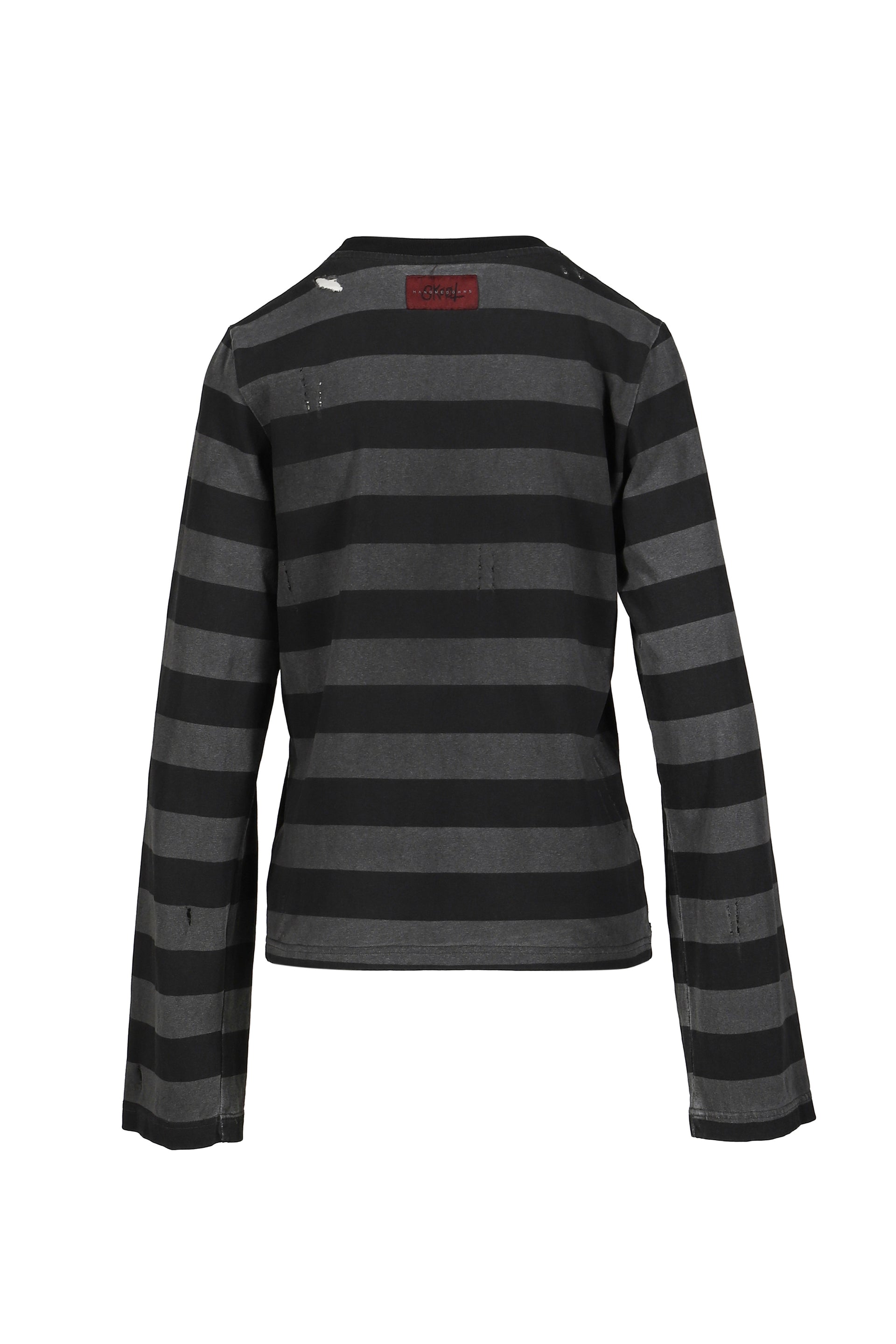 STIPE LONG SLEEVE / BLK