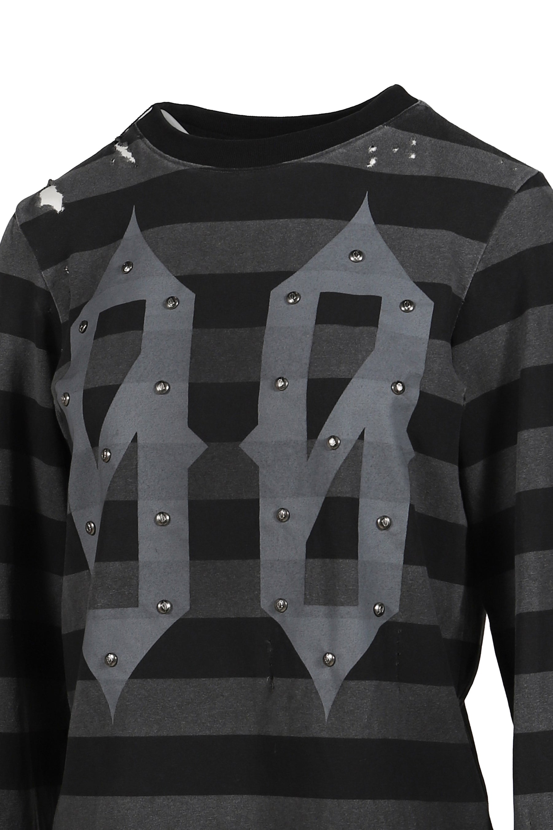 STIPE LONG SLEEVE / BLK