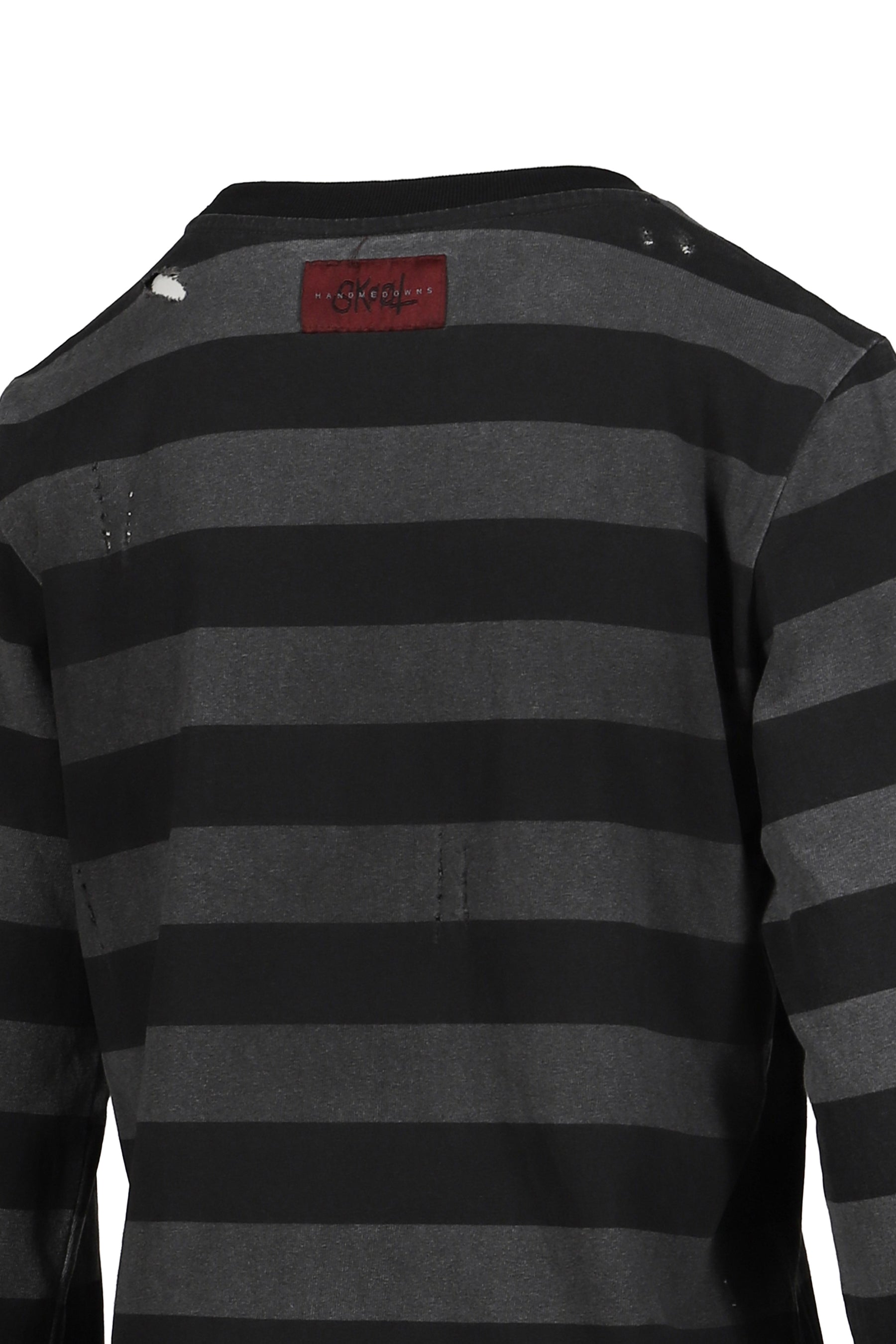 STIPE LONG SLEEVE / BLK