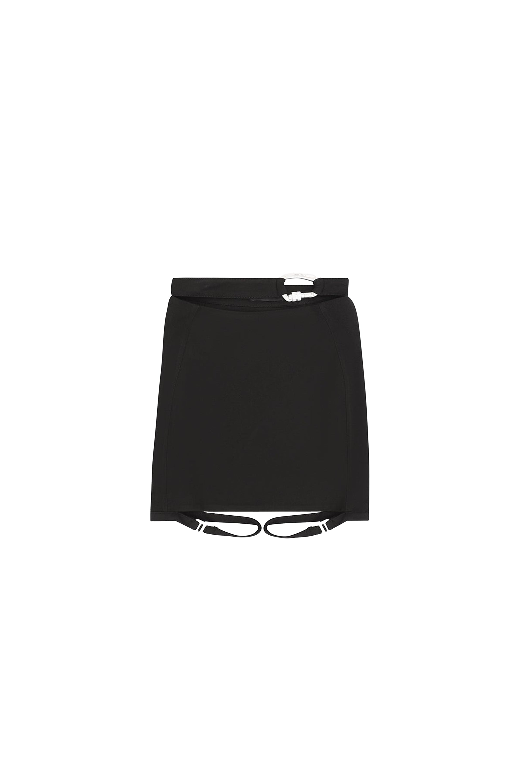 HELIOT EMIL ヘリオットエミル SS24 XERCES JERSEY SKIRT / BLK - NUBIAN