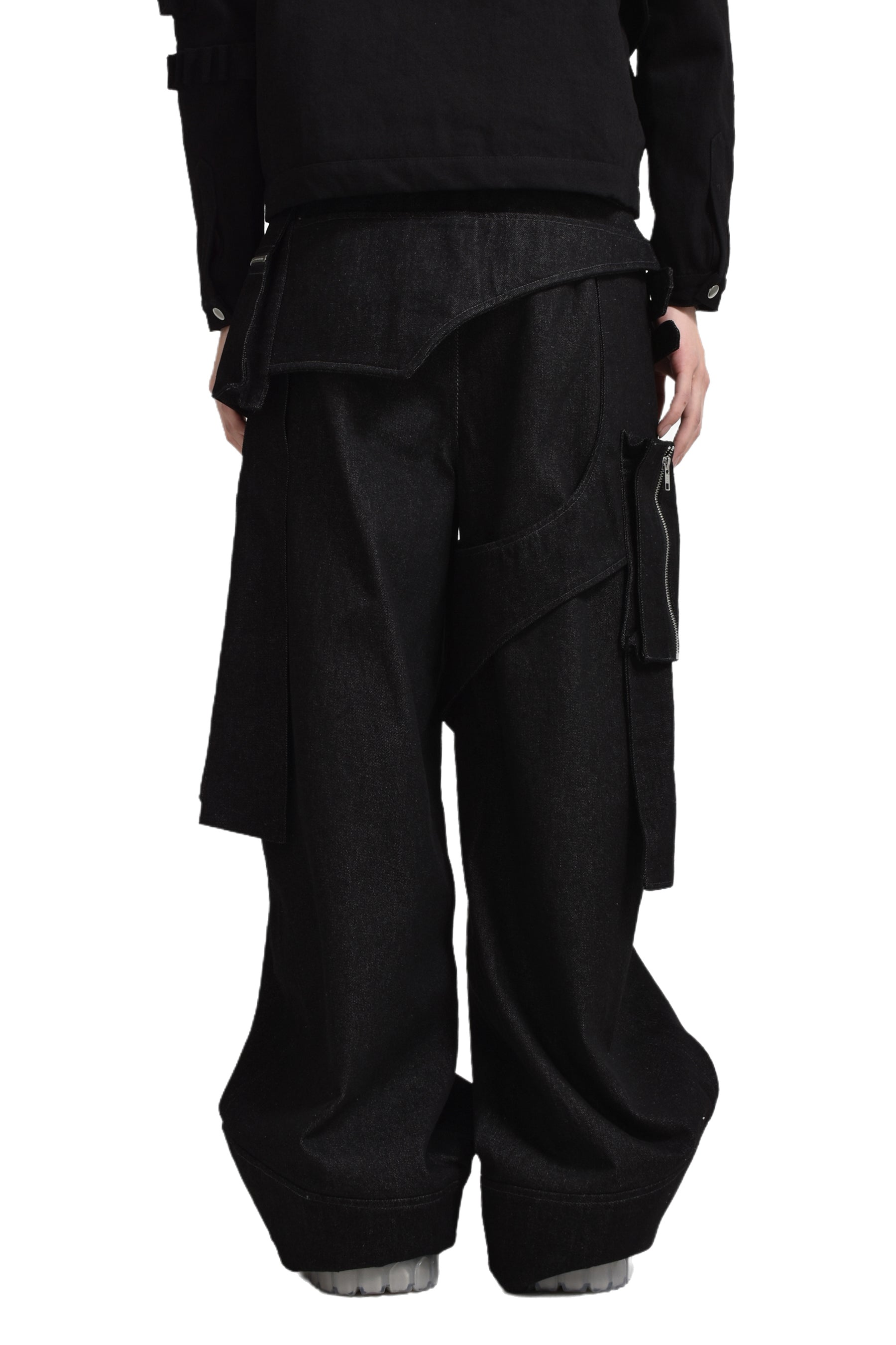 ACX'GEAR LAYERED SKIRT PANTS / DENIM