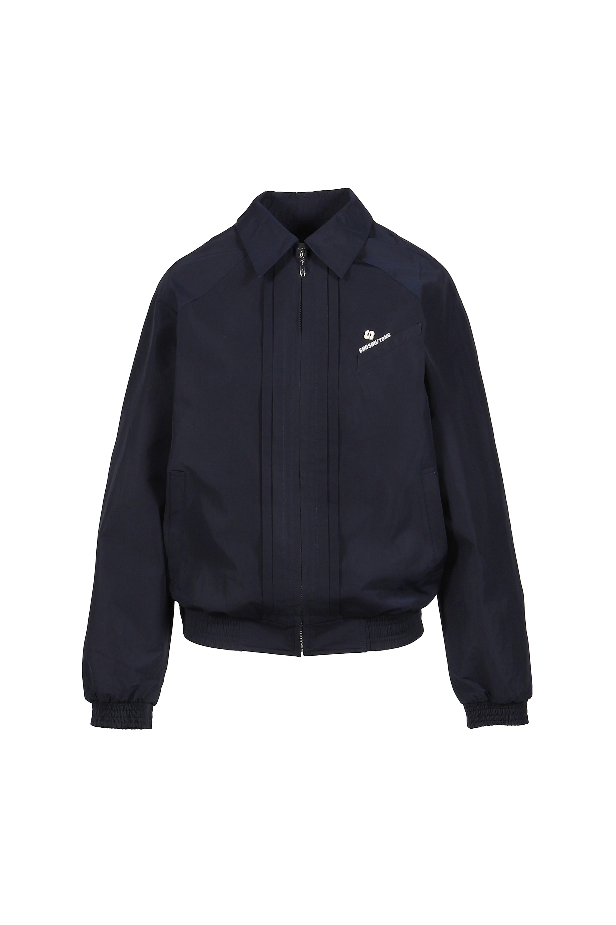 SHUSHU TONG FW25 TUCK DETAIL SPORT JACKET / NVY - NUBIAN