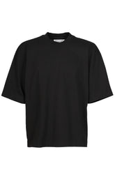 BLACK OVERSIZED US COTTON GARMENT DYE T-SHIRT / BLK