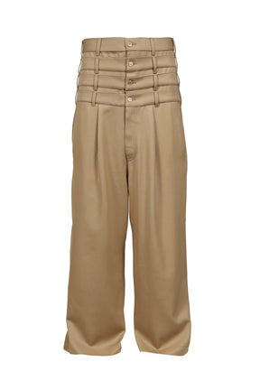 4 WAIST TAILORED TROUSERS / BEI