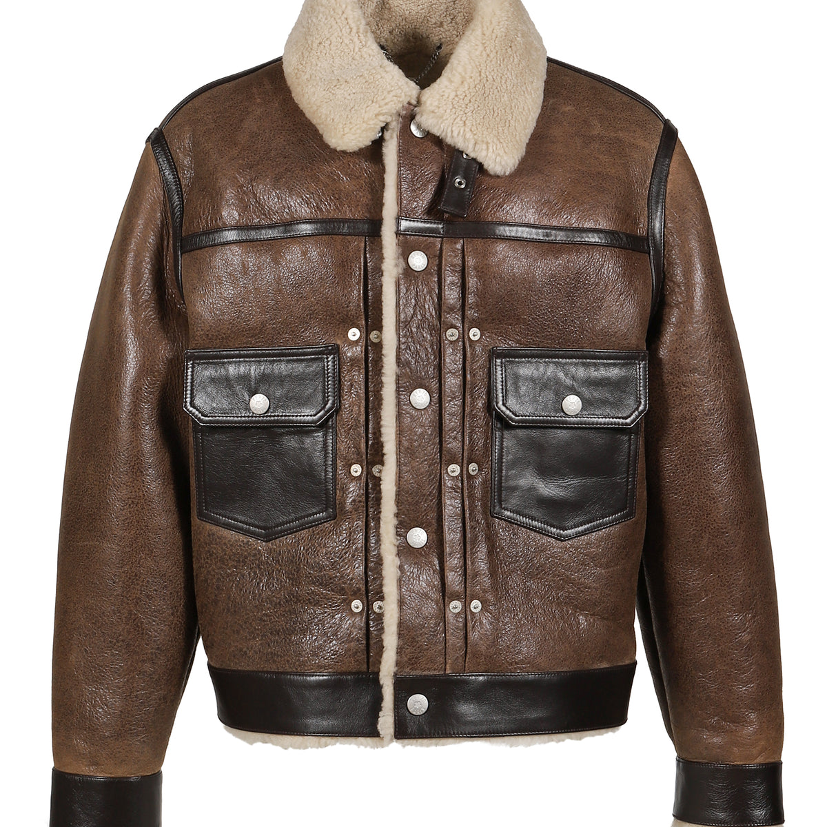 KENZO ケンゾー FW25 SHEARLING TRUCKER JACKET / BRW - NUBIAN ヌビアン