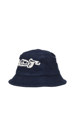 JACQUARD BUCKET HAT / NVY
