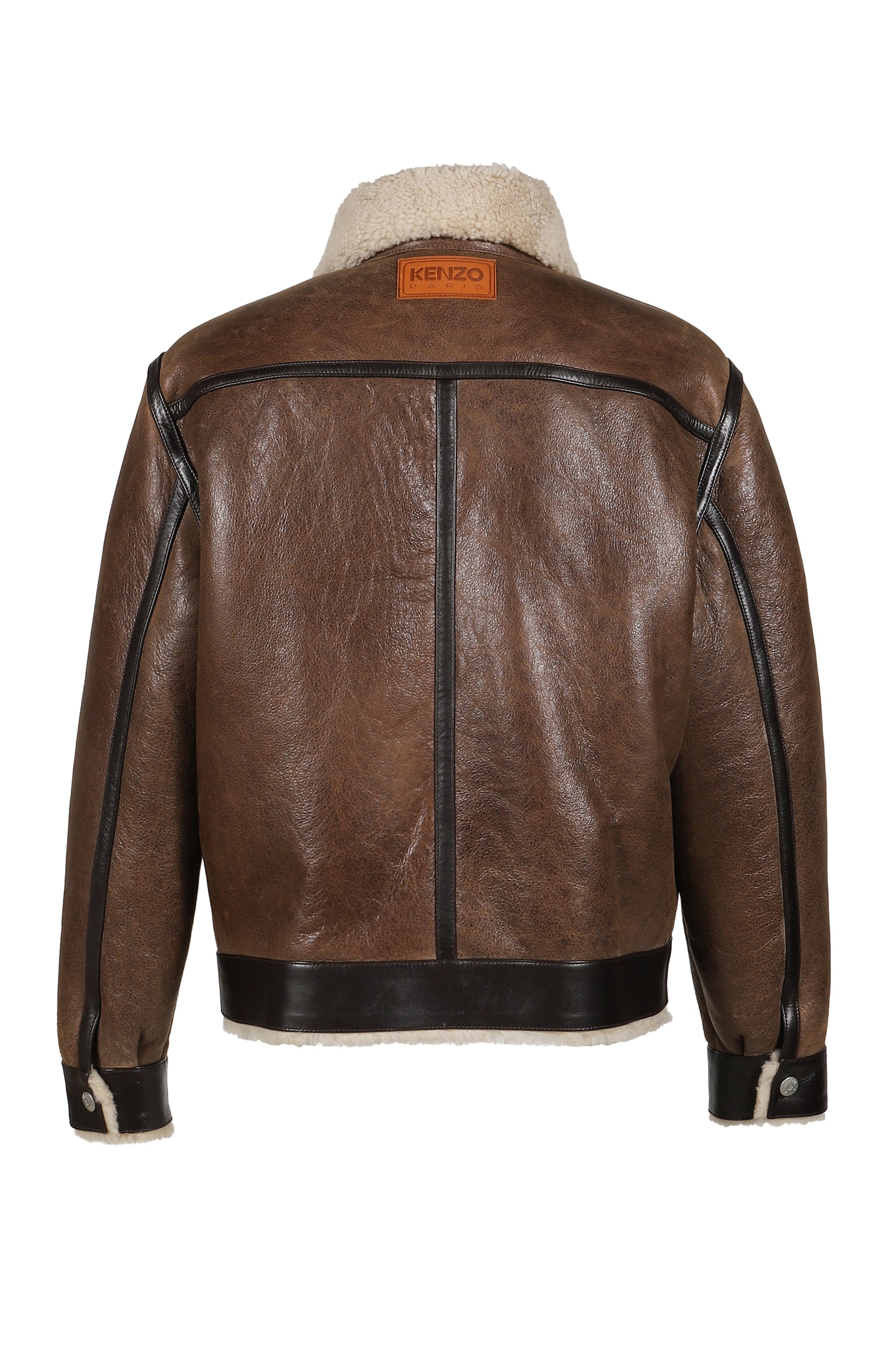 SHEARLING TRUCKER JACKET / BRW